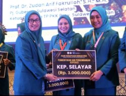 Musrifah Basli Sukses Antarkan PKK Selayar Sebagai Pilot Project Tertib Keuangan di 24 Kabupaten/Kota se Sulsel