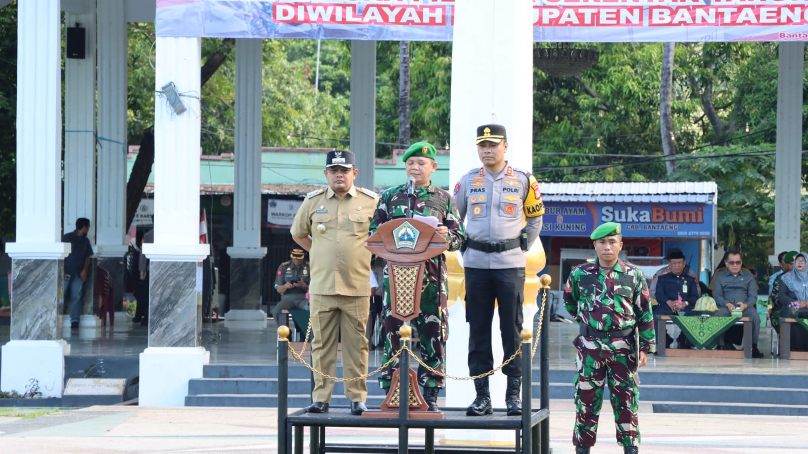 Jelang Pelaksanaan Pilkada Serentak Tahun 2024 Kodim 1410/Btg Gelar Apel Gabungan TNI Polri dan Sat Pol PP