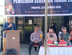 KPU Selayar Mulai Distribusi Logistik, Kapolres Lepas Personel PAM TPS ke Pulau-Pulau