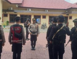 Jaga Kondusifitas Pasca Pemungutan Suara Pilkada, Polres Bantaeng Gelar Patroli Gabungan