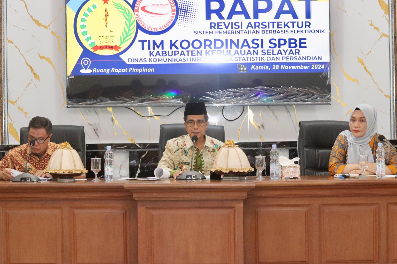 Diskominfo SP Melalui Bidang dan Informatika Lakukan Rappat Tim.Kordinasi SPBE