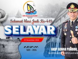 Hari Jadi Selayar ke-419, Kapolres Sampaikan Pilkada Sukses Jadi Kado Istimewa