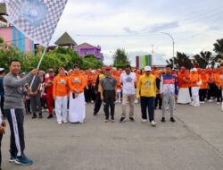 Bupati Selayar Bersama TP PKK Lepas Ribuan Peserta Jalan Sehat