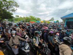Ribuan Warga Selayar Menuju Kota Bulukumba, Bupati Basli Ali; Hati-hati dan Tetap Fokus