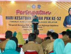 Peringatan Hari HKG PKK Ke – 52 Tingkat Kabupaten Kepulauan Selayar Tahun 2024 Di Gelar Dengan Rasa Haru.