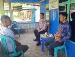 Bhabinkamtibmas Sambangi Warga, Tingkatkan Keamanan dan Kewaspadaan