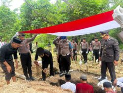 Polres Selayar Gelar Upacara Pemakaman Aiptu Haeruddin