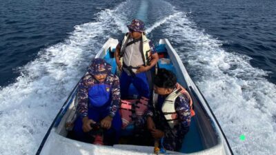 Cegah Destruktif Fishing, Polairud Polres Selayar Lakukan Patroli di Pantai Timur