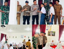 TNI-Polri Dukung Monev Perdana Makan Bergizi Gratis di Sergai
