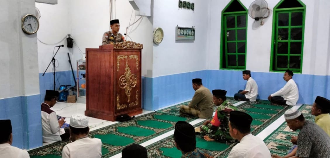 Polsek Bontomanai Selayar Giatkan Safari Ramadhan, Berikan Ceramah dan Himbauan Kamtibmas*