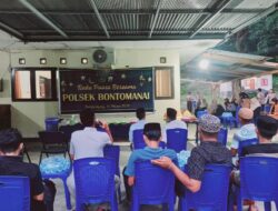 Polsek Bontomanai Gelar Buka Puasa Bersama Warga, Kapolsek Sampaikan Himbauan Kamtibmas