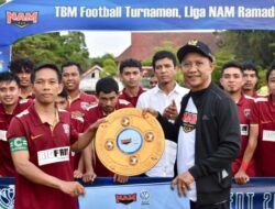 Bupati Selayar. H. Muh. Natsir Ali Resmi Menutup Tournament Football ” Liga NAM Ramadan ” Tahun 2025