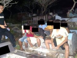 Polres Selayar Amankan 6 Remaja Usai Pesta Miras dan Isap Lem di Area Pekuburan