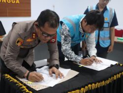 Jamin Keamanan Layanan Kelistrikan Pemerintah, Polres Selayar Teken MoU dengan PLTD Tangkala
