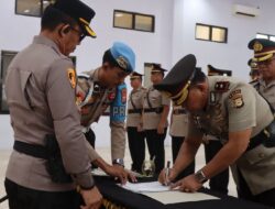 Sertijab 8 Pejabat Utama Polres Selayar, Kompol Kaharuddin Resmi Jadi Wakapolres