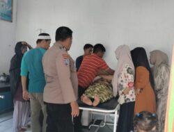 Respons Cepat Andi Nuryadin, Bhabinkamtibmas Desa Tanete Yang Antar Langsung Warganya ke Puskesmas Karena Asma