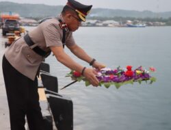 Polres Kepulauan Selayar Ziarah TMP dan Tabur Bunga, Peringati Hari Bhayangkara ke-79