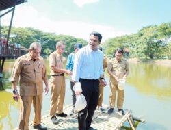Bupati Bantaeng Uji Nurdin Lepas 25 Ribu Benih Ikan Bandeng di Empang Pantai Marina.