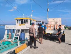 Cegah Lakalaut dan Pelanggaran Pelayaran, Sat Polairud Rutin Lakukan Pengamanan dan Pengawasan Bongkar Muat di Pelabuhan
