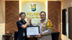 Kapolres Selayar Terima Penghargaan dari KPPN Benteng, Apresiasi Nilai IKPA 100 Pada Semester I 2025