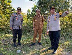 Kapolres dan Bupati Tinjau Lahan Seluas 40 Hektar Untuk Program Lanjutan Ketahanan Pangan Polres Selayar