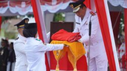 Wabup Muhtar Pimpin Upacara Penurunan Bendera Merah Putih HUT ke-80 RI di Selayar, Mengaku Bangga Paskibraka Sukses Jalankan Tugas