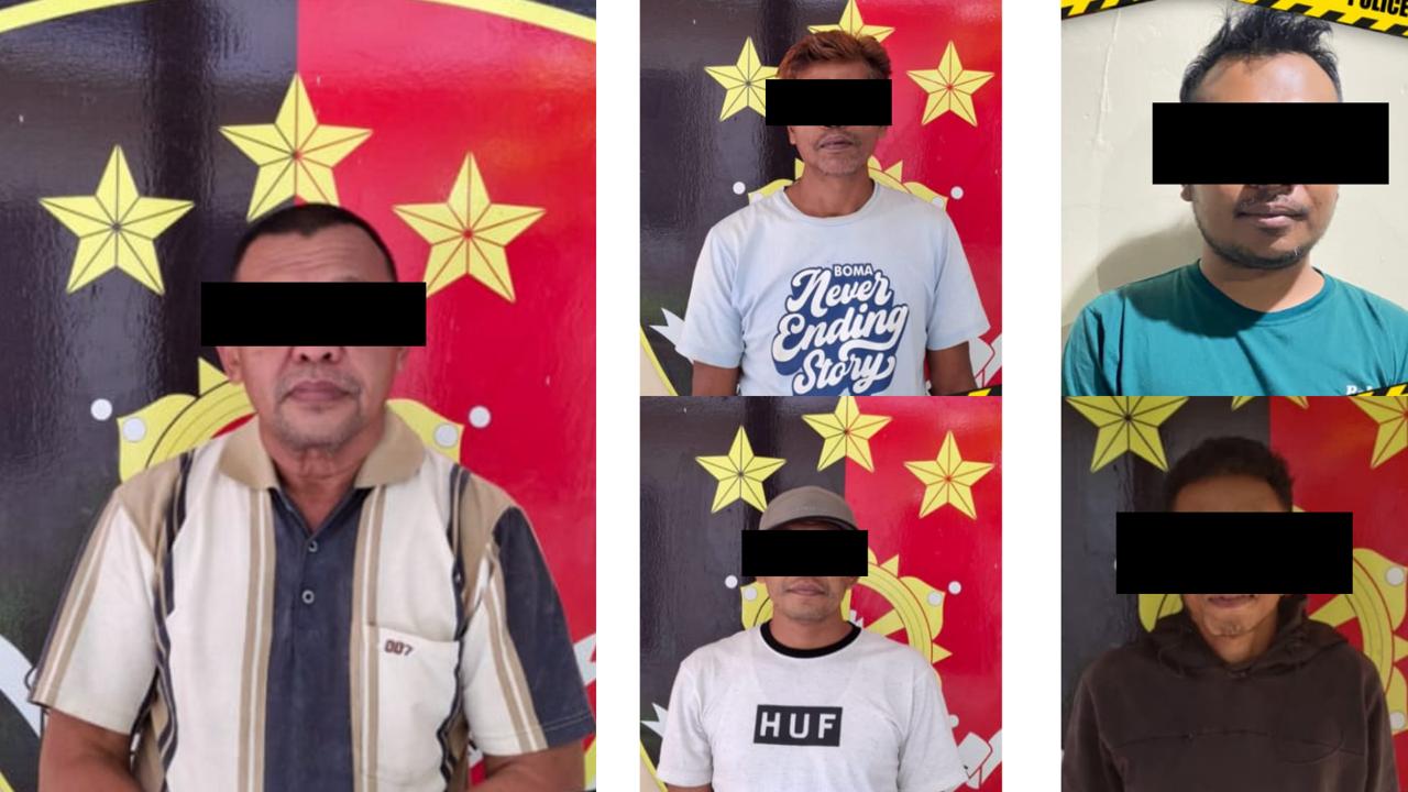 Polres Selayar Tangkap Seorang Debt Collector dan Empat Warga Yang Terlibat Perampasan Kendaraan