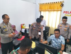 Pastikan Petugas Tetap Fit, Urkes Polres Selayar Lakukan Pemeriksaan Kesehatan Operator SKCK