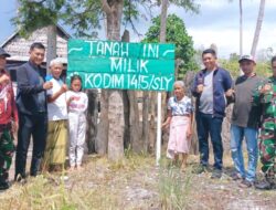 Kodim 1415/Selayar Koordinasi dengan BPN, Pastikan Sertipikasi Aset Tanah TNI AD
