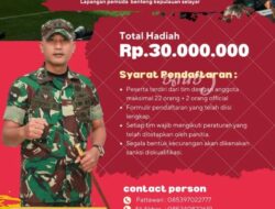 Kodim 1415/Selayar Gelar Dandim Cup 2025, Aksi Sepak Bola Meriahkan HUT TNI ke-80