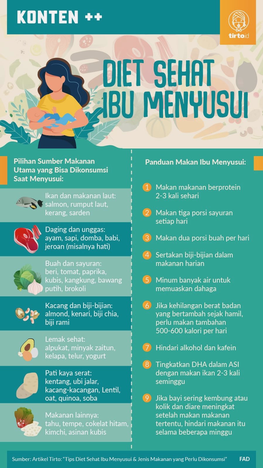 Panduan Lengkap Makanan Sehat untuk Ibu Menyusui yang Ingin Diet Tanpa Mengurangi Produksi ASI